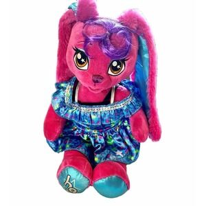 20" Build A Bear Honey Girl HG Risa Pink Rock Star Bunny Rabbit Plush